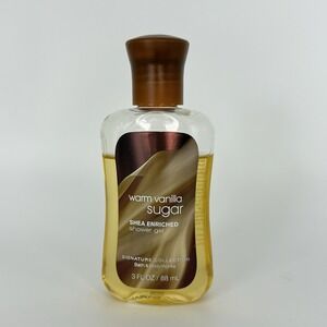 Bath & Body Works Warm Vanilla Sugar Shea Shower Gel‎ 3oz ~90% Full Discontinued